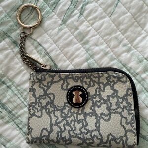 Tous Black and Cream Key Holder